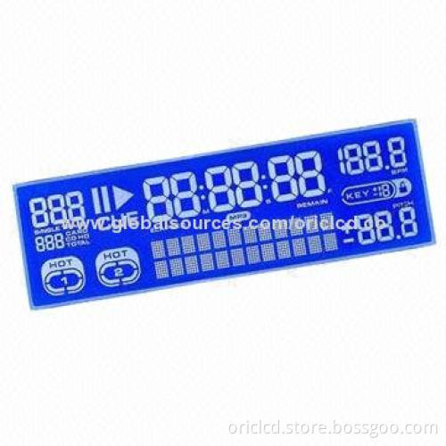 STN negative blue LCD module for vehicle sound